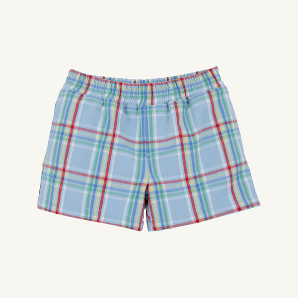 Sheffield Shorts - Kensington Court Plaid/Worth Ave White from Anderson Parker