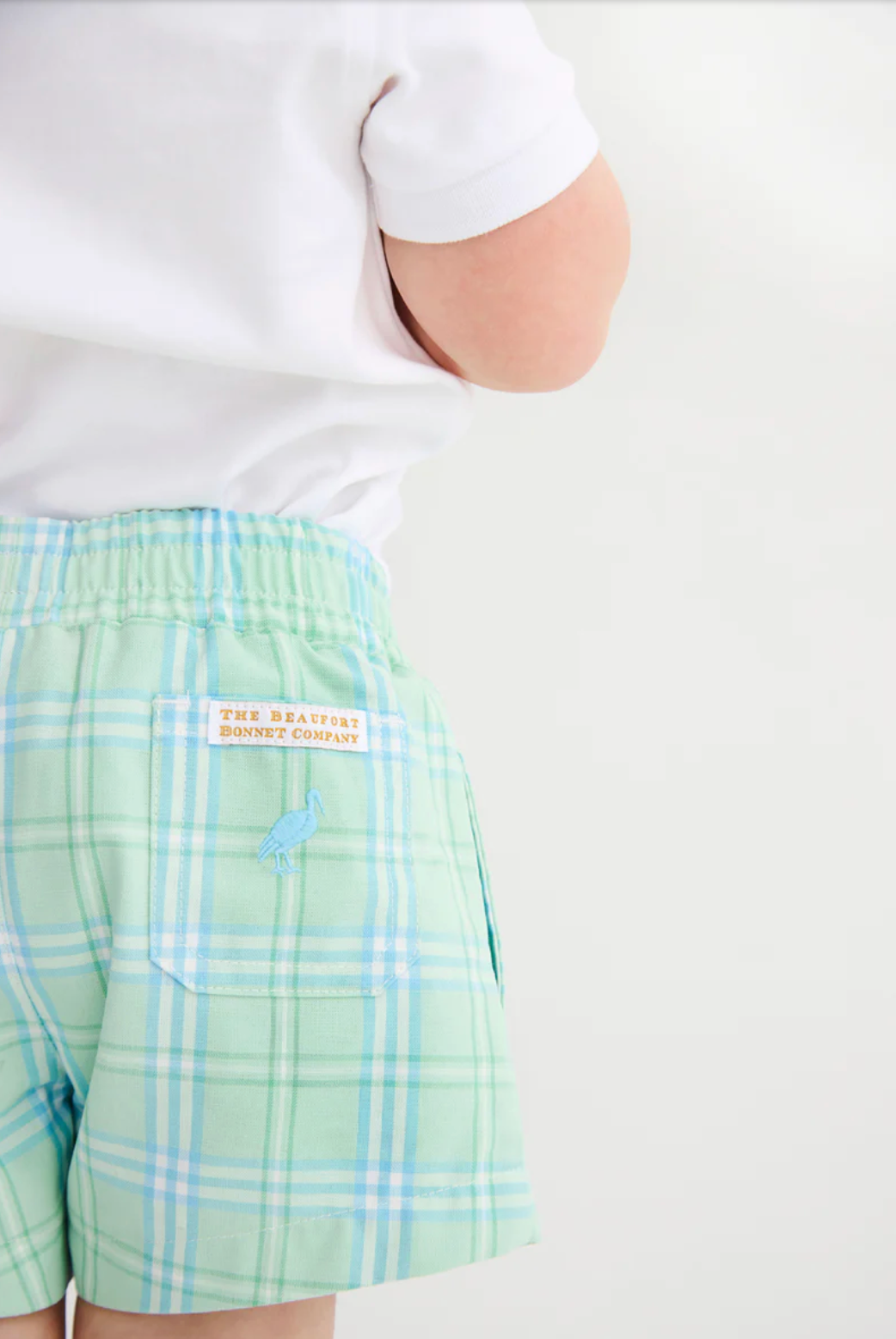 Sheffield Shorts - Pelham Bay Plaid (Green) from Anderson Parker