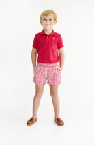 Sheffield Shorts - Richmond Red Gingham/Belhaven Blue from Anderson Parker