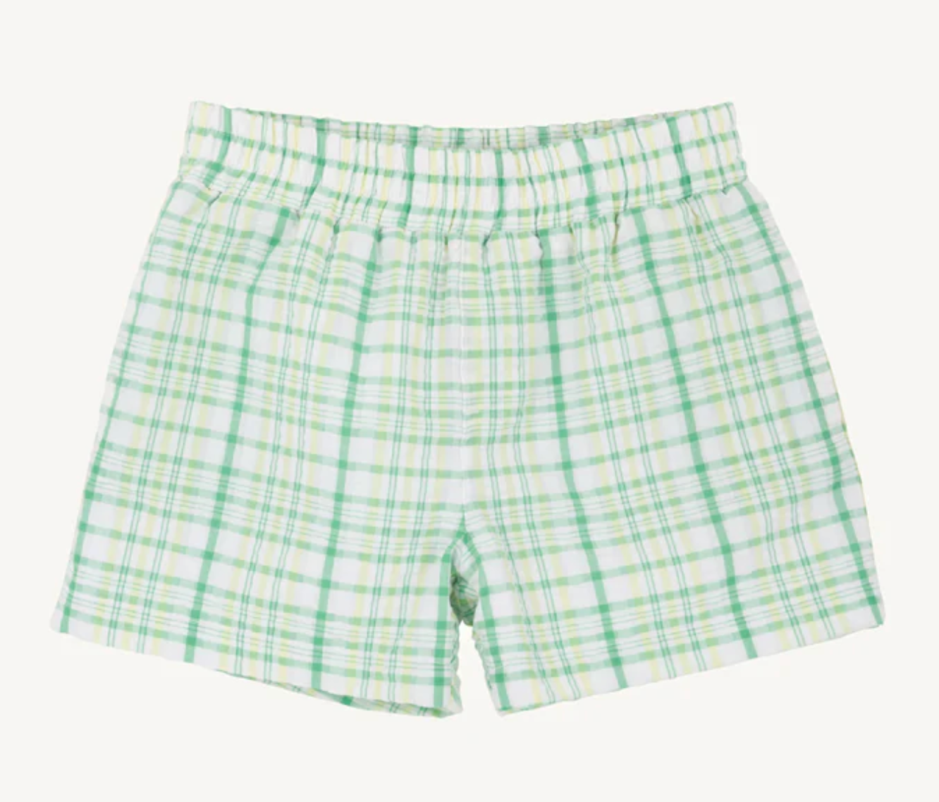 Sheffield Shorts - Seersucker -  Gibson Island Green and Lake Worth Yellow Seersucker/Gibson Island Green from Anderson Parker