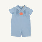 Short Sleeve John Hall Jon Jon - Broadcloth - Barrington Blue/Palmetto Pearl/Pumpkin from Anderson Parker
