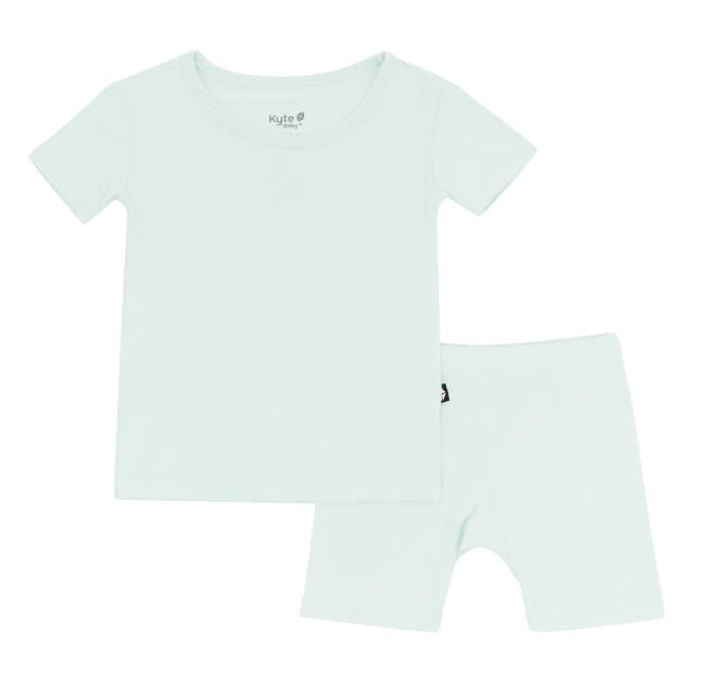 Short Sleeve Pajamas in Dew from Anderson Parker