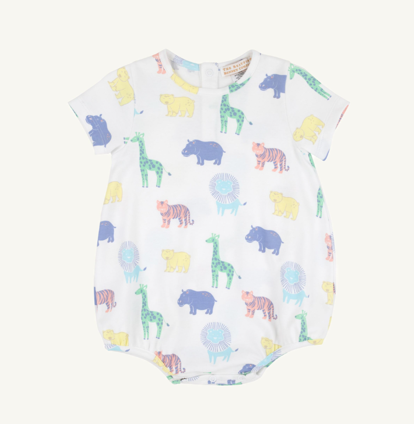 Short Sleeve Patton Play Bubble - Wittle Wild One from Anderson Parker