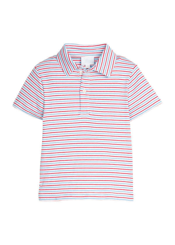 Short Sleeve Polo - Primary Stripe from Anderson Parker
