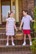 Short Sleeve Polo - Primary Stripe from Anderson Parker