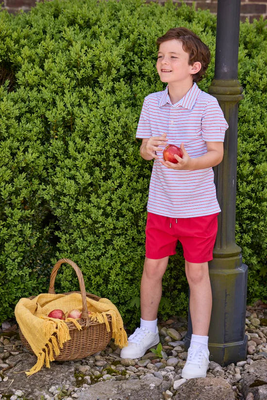 Short Sleeve Polo - Primary Stripe from Anderson Parker