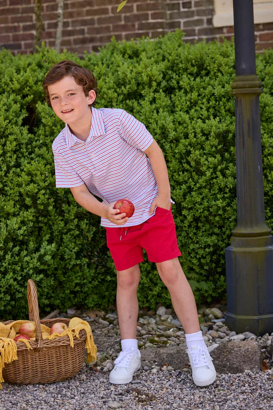 Short Sleeve Polo - Primary Stripe from Anderson Parker