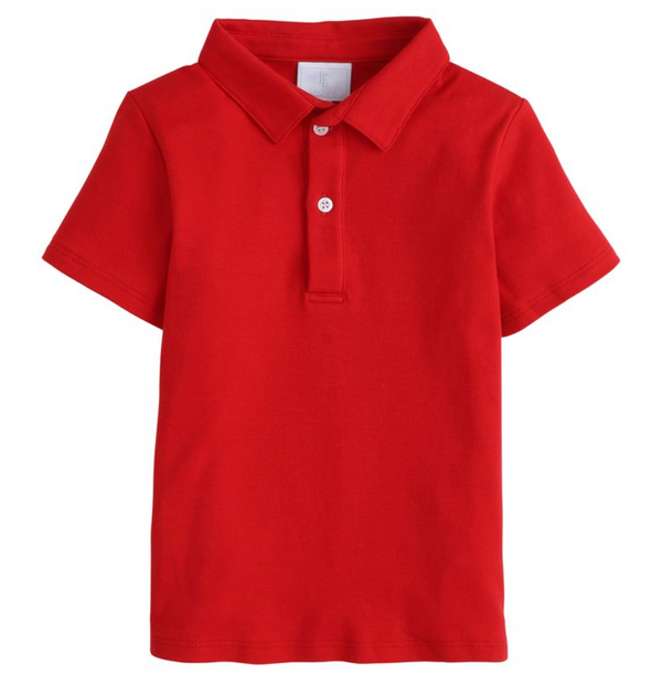 Short Sleeve Polo - Red from Anderson Parker