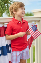 Short Sleeve Polo - Red from Anderson Parker