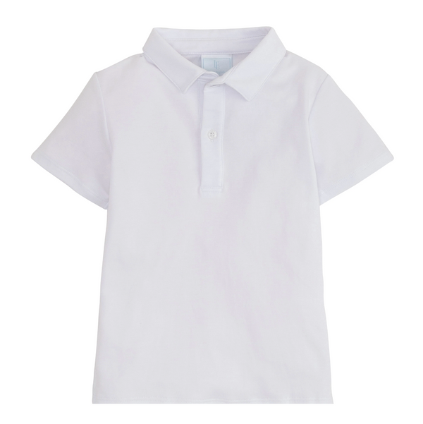 Short Sleeve Polo - White from Anderson Parker