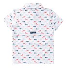 Short Sleeve Pro Performance Polo - Americana Fish Print from Anderson Parker
