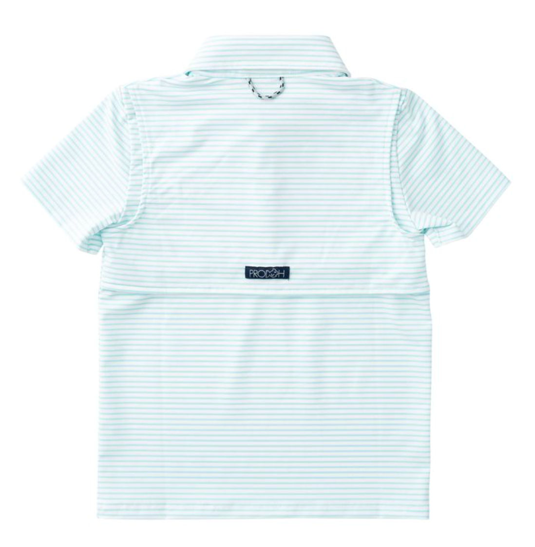 Short Sleeve Pro Performance Polo - Aruba Blue Stripe from Anderson Parker