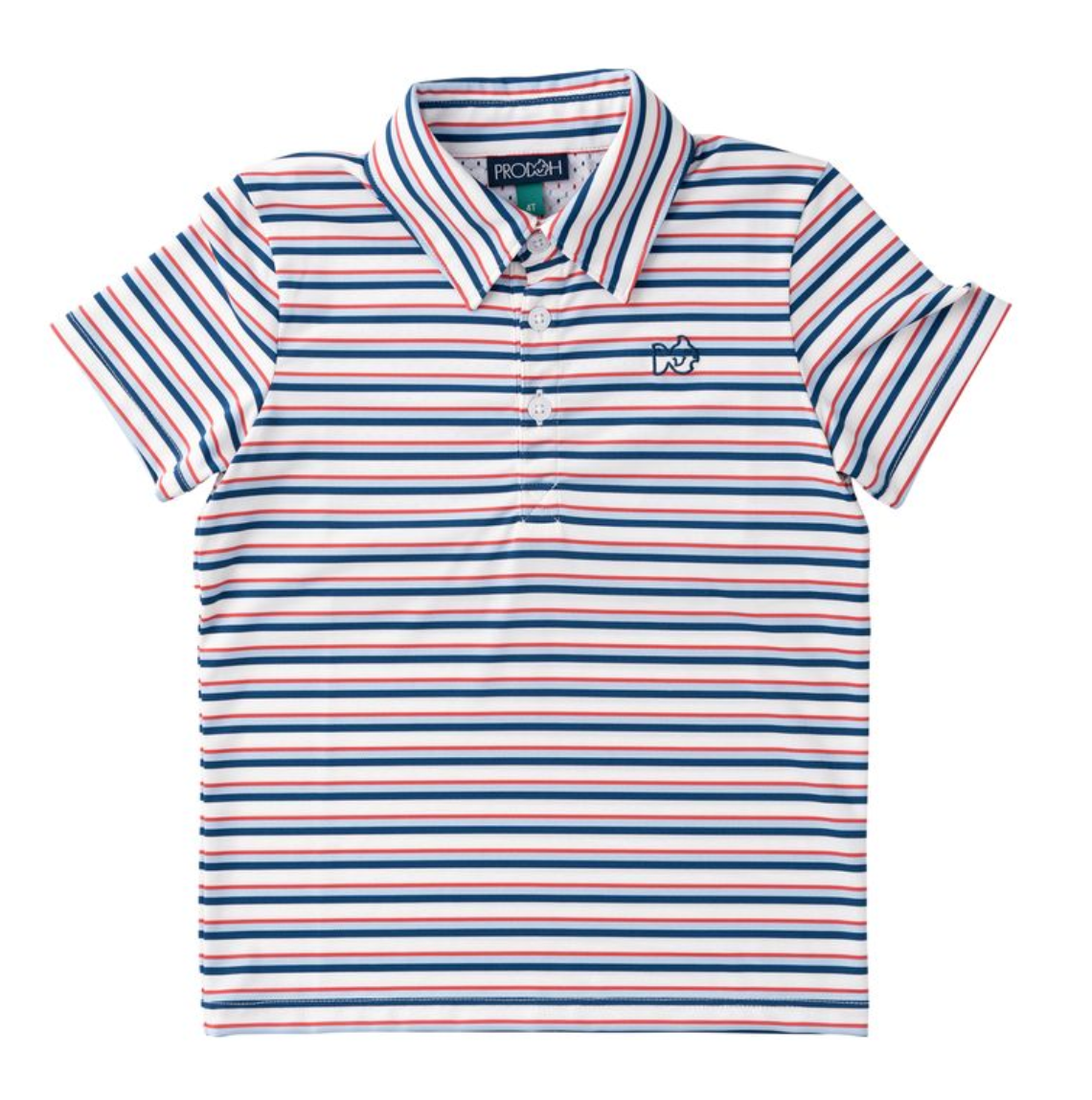 Short Sleeve Pro Performance Polo - Independence Day Stripe from Anderson Parker