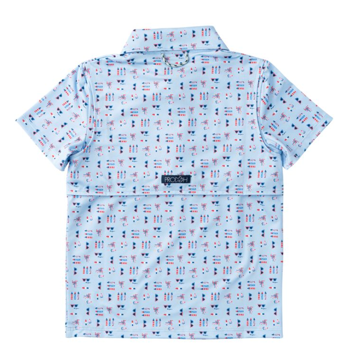 Short Sleeve Pro Performance Polo - Windsurfer Fourth Print from Anderson Parker