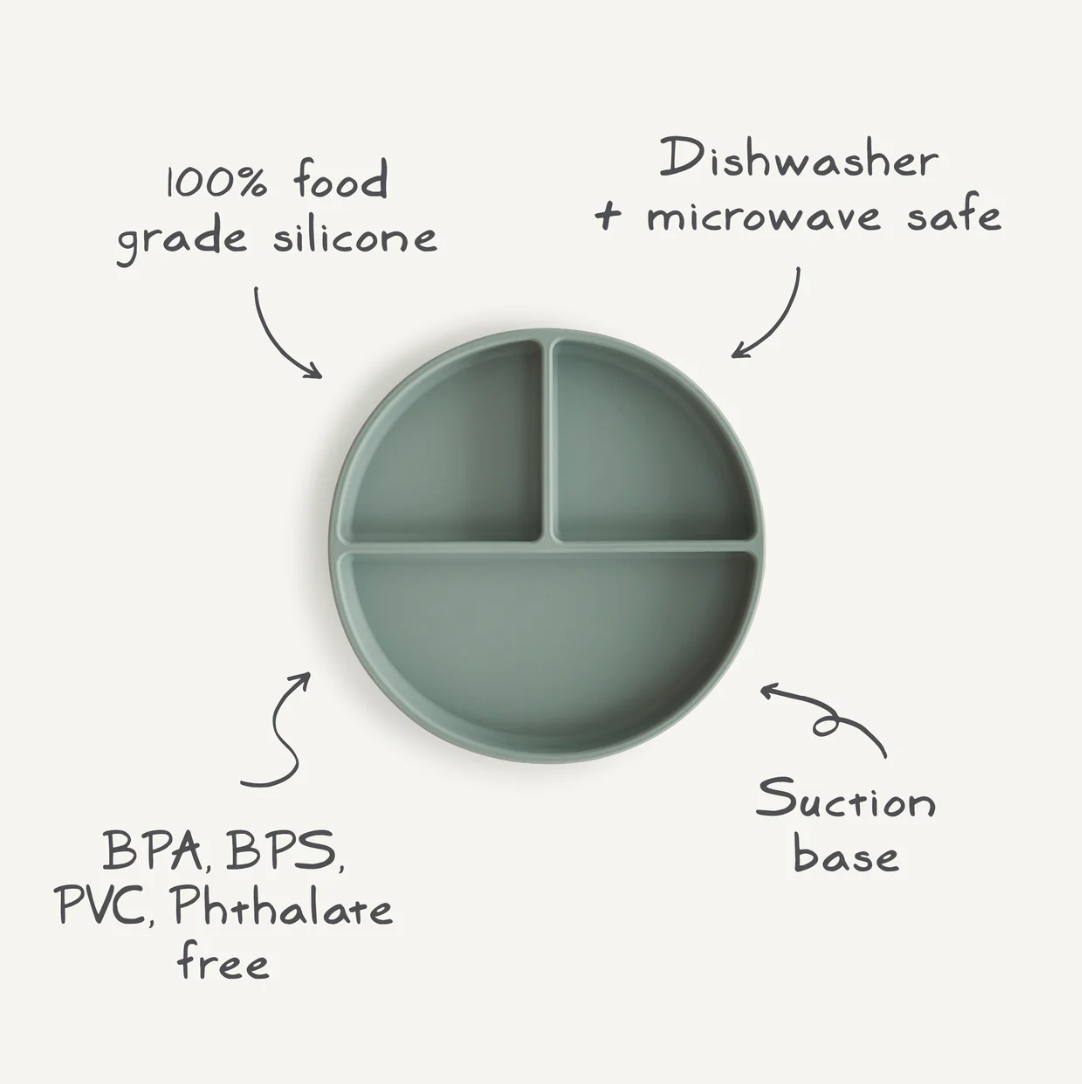 Silicone Suction Plate - Powder Blue from Anderson Parker