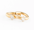 Single Diamond Hoops from Anderson Parker