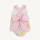 Sisi Sunsuit - Broadcloth - Boca Grande Begonia/Hamptons Hot Pink Pique Stripe from Anderson Parker