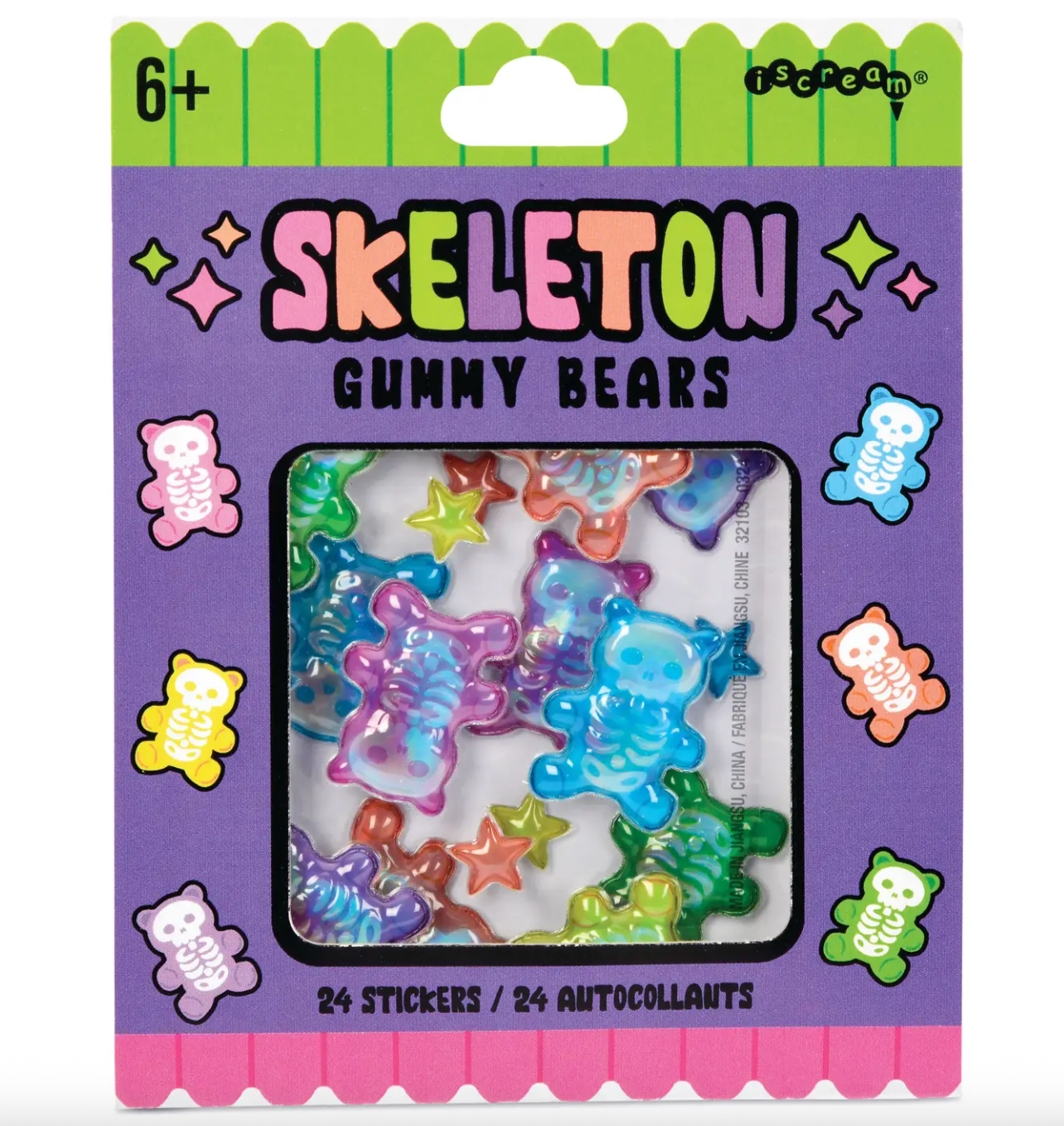 Skeleton Gummy Bears Stickers from Anderson Parker