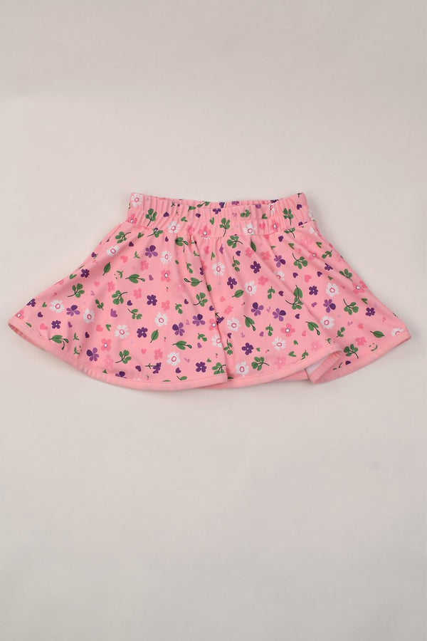 Skort - Pink Floral from Anderson Parker