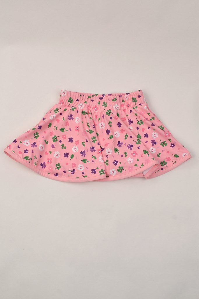 Skort - Pink Floral from Anderson Parker