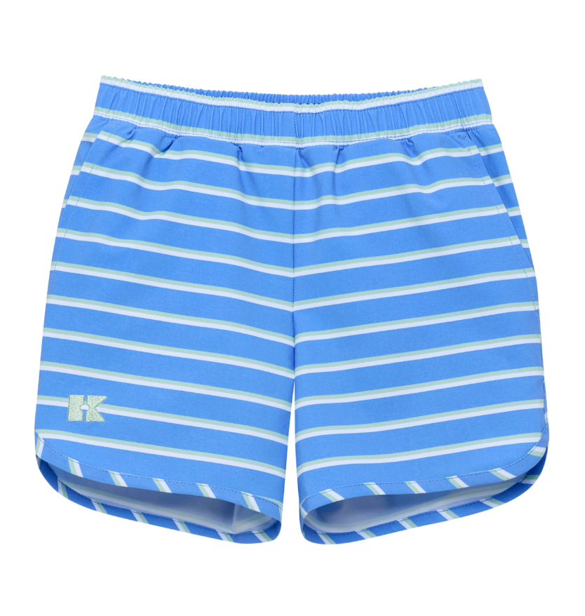 Sky Blue Baseline Stripe Super Short from Anderson Parker