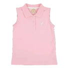 Sleeveless Anna Price Polo - Pier Party Pink/Worth Ave White from Anderson Parker