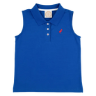Sleeveless Anna Price Polo - Rockefeller Royal/Richmond Red from Anderson Parker