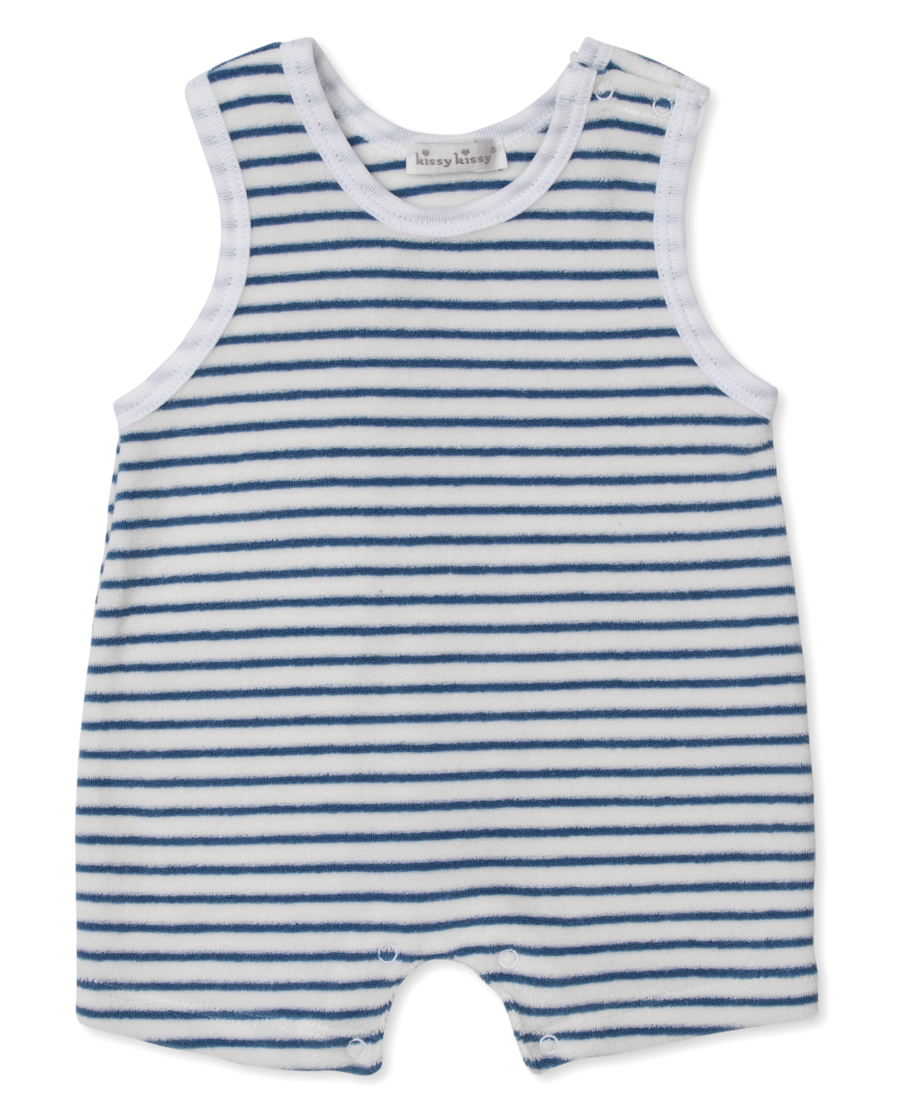 Sleeveless Terry Romper - Blue from Anderson Parker