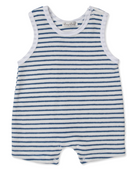 Sleeveless Terry Romper - Blue from Anderson Parker