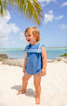 Sleeveless Townes Top Sail Bubble - Wood Boat Blue/Belhaven Blue/Worth Ave White from Anderson Parker