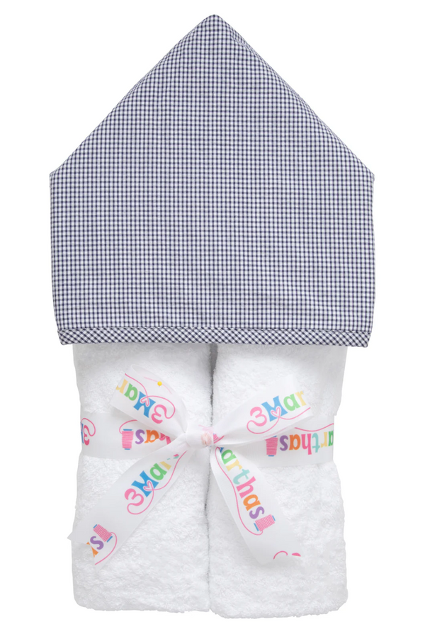 Small Check Everykid Towel - Navy from Anderson Parker