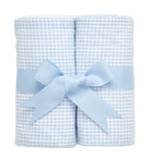 Small Check Set of Two Burps - Blue from Anderson Parker