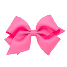 Small Classic Grosgrain Hair Bow - Hot Pink from Anderson Parker