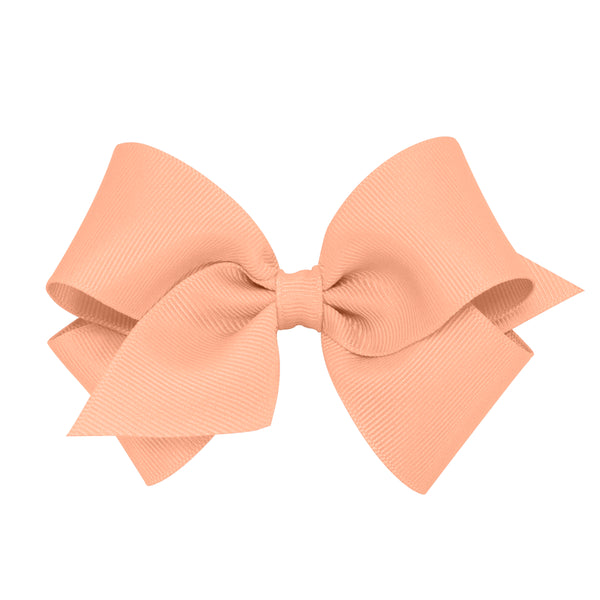 Small Classic Grosgrain Hair Bow - Lt Coral from Anderson Parker