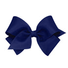 Small Classic Grosgrain Hair Bow - Lt Navy from Anderson Parker