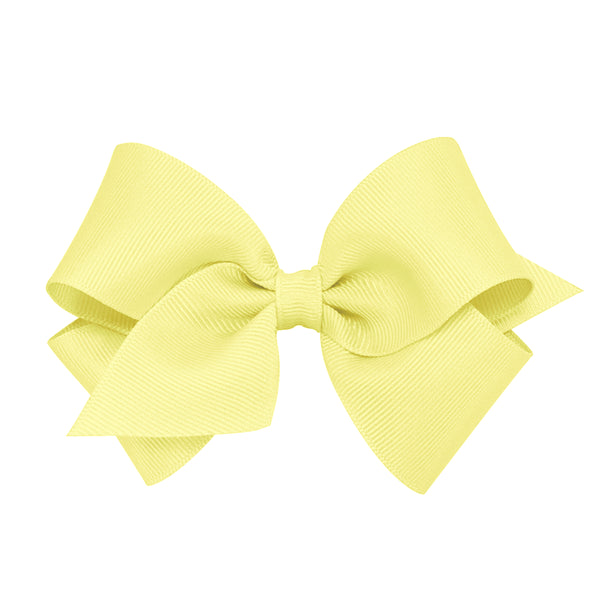 Small Classic Grosgrain Hair Bow - Lt Yellow from Anderson Parker