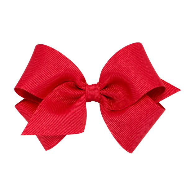 Small Classic Grosgrain Hair Bow - Red from Anderson Parker
