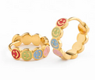 Smiley Face Hoops from Anderson Parker