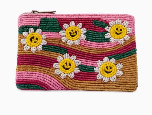 Smiley Suns Beaded Coin Wallet from Anderson Parker