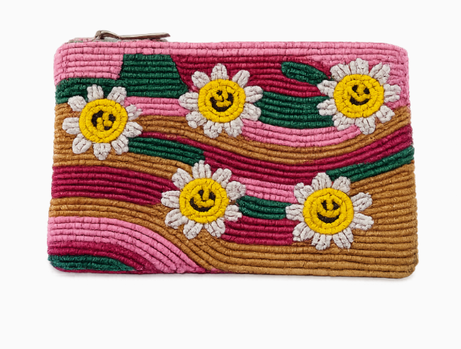 Smiley Suns Beaded Coin Wallet from Anderson Parker