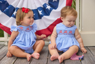 Smocked Bishop Bubble - Flags from Anderson Parker