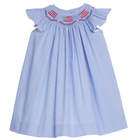 Smocked Bishop Dress - Flags from Anderson Parker