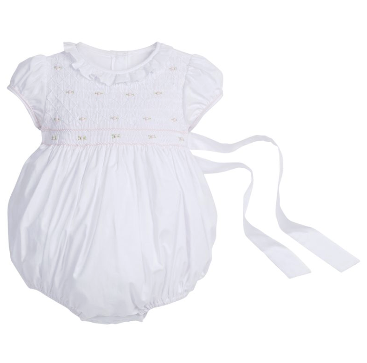 Smocked Claiborne Bubble - Rosebuds from Anderson Parker