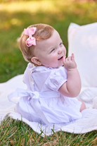 Smocked Claiborne Bubble - Rosebuds from Anderson Parker
