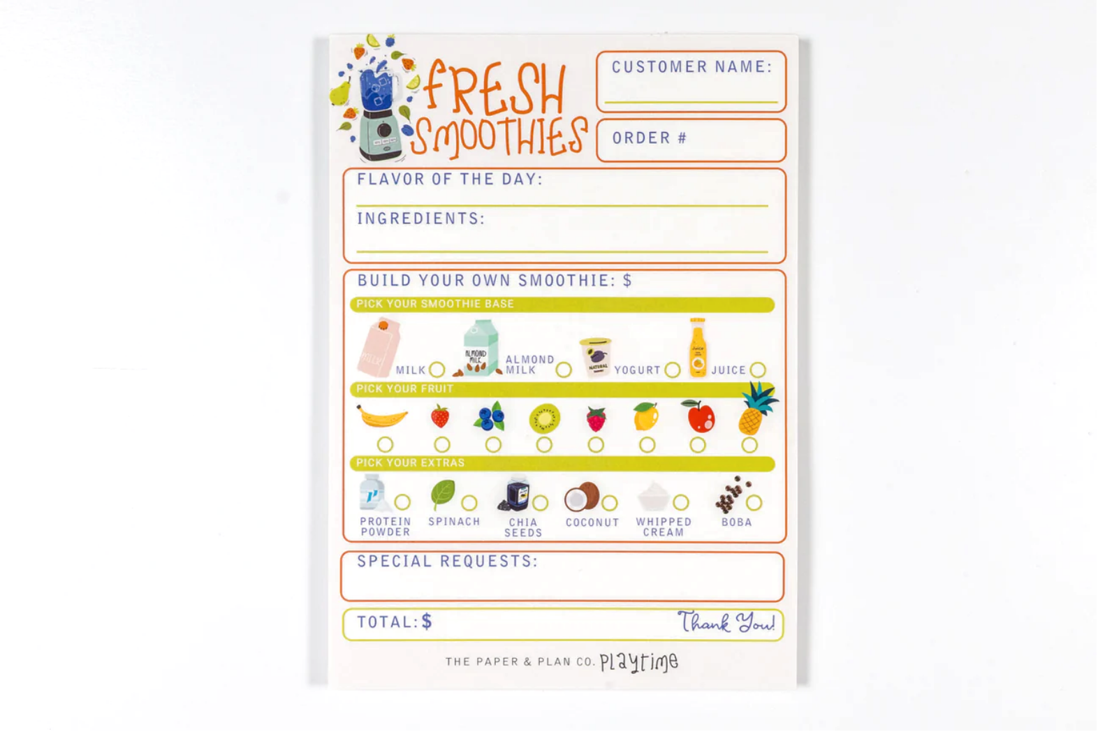 Smoothie Shop Playtime Pad from Anderson Parker