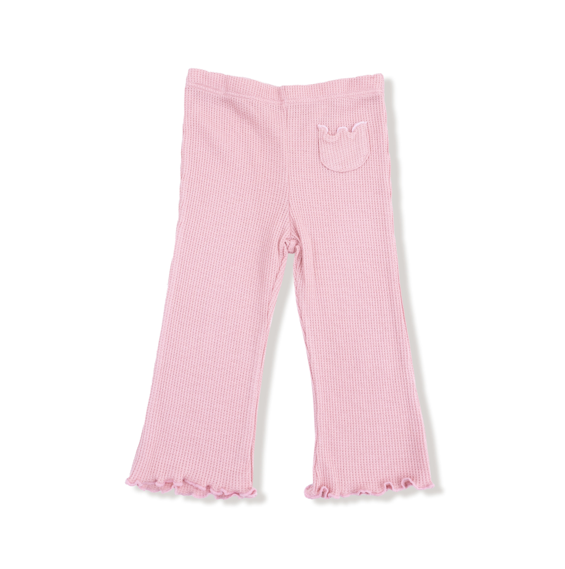 Soft Dinos - French Terry - Purple - Pull Over Sweatshirt With Ruffle And Waffle Flare Pant from Anderson Parker