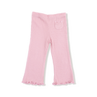 Soft Dinos - French Terry - Purple - Pull Over Sweatshirt With Ruffle And Waffle Flare Pant from Anderson Parker