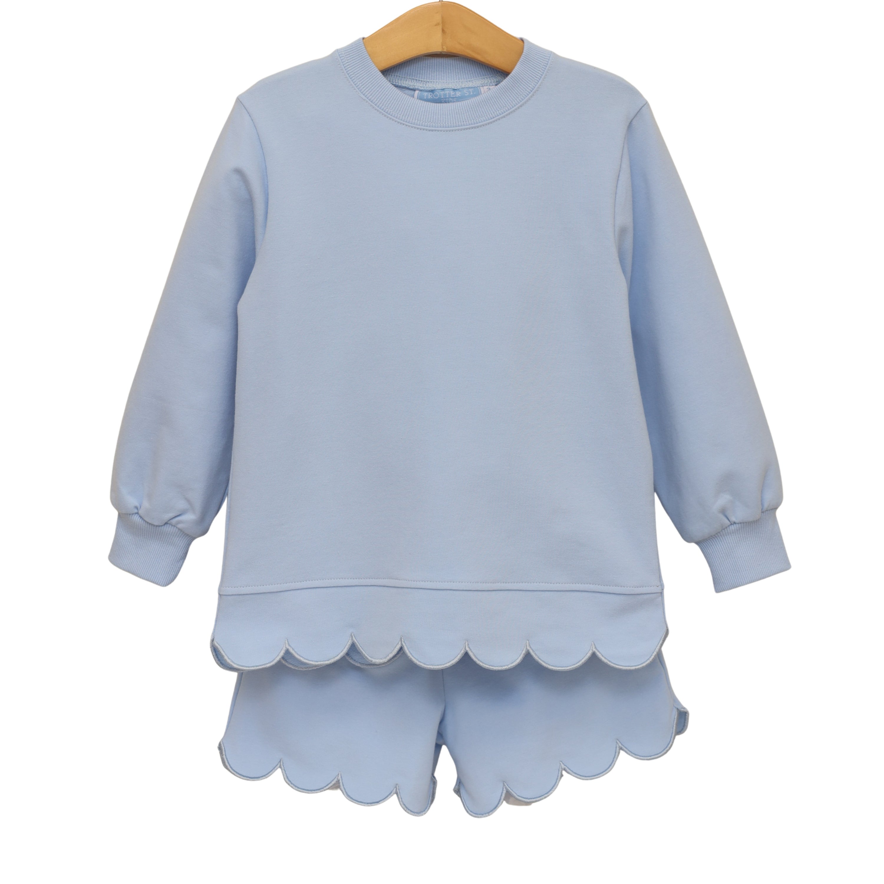 Sophia Scalloped Set - Light Blue from Anderson Parker