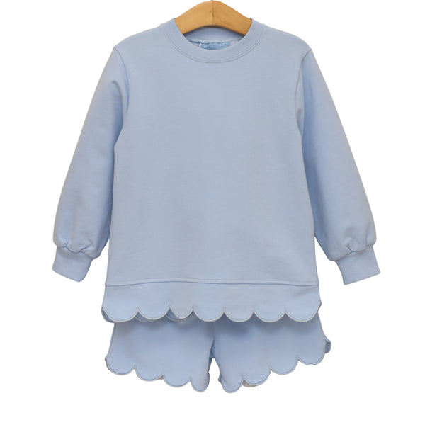 Sophia Scalloped Set - Light Blue from Anderson Parker
