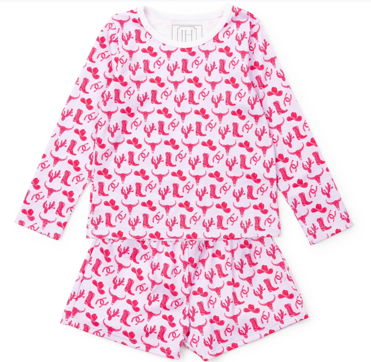 Sophie Girls' Short Set - Wild West Pink from Anderson Parker